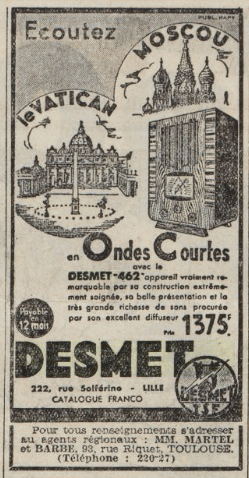 La Dépêche, 24 décembre 1935
