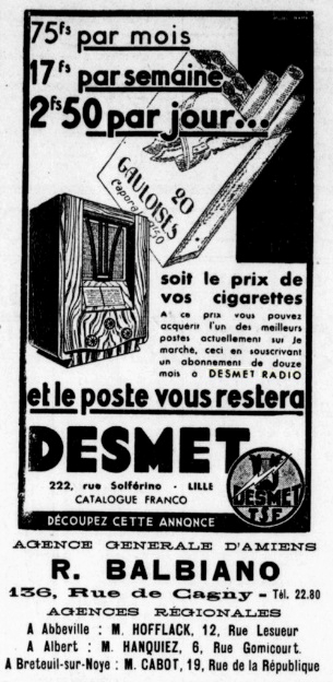 Le Progrès de la Somme, 7 décembre 1935