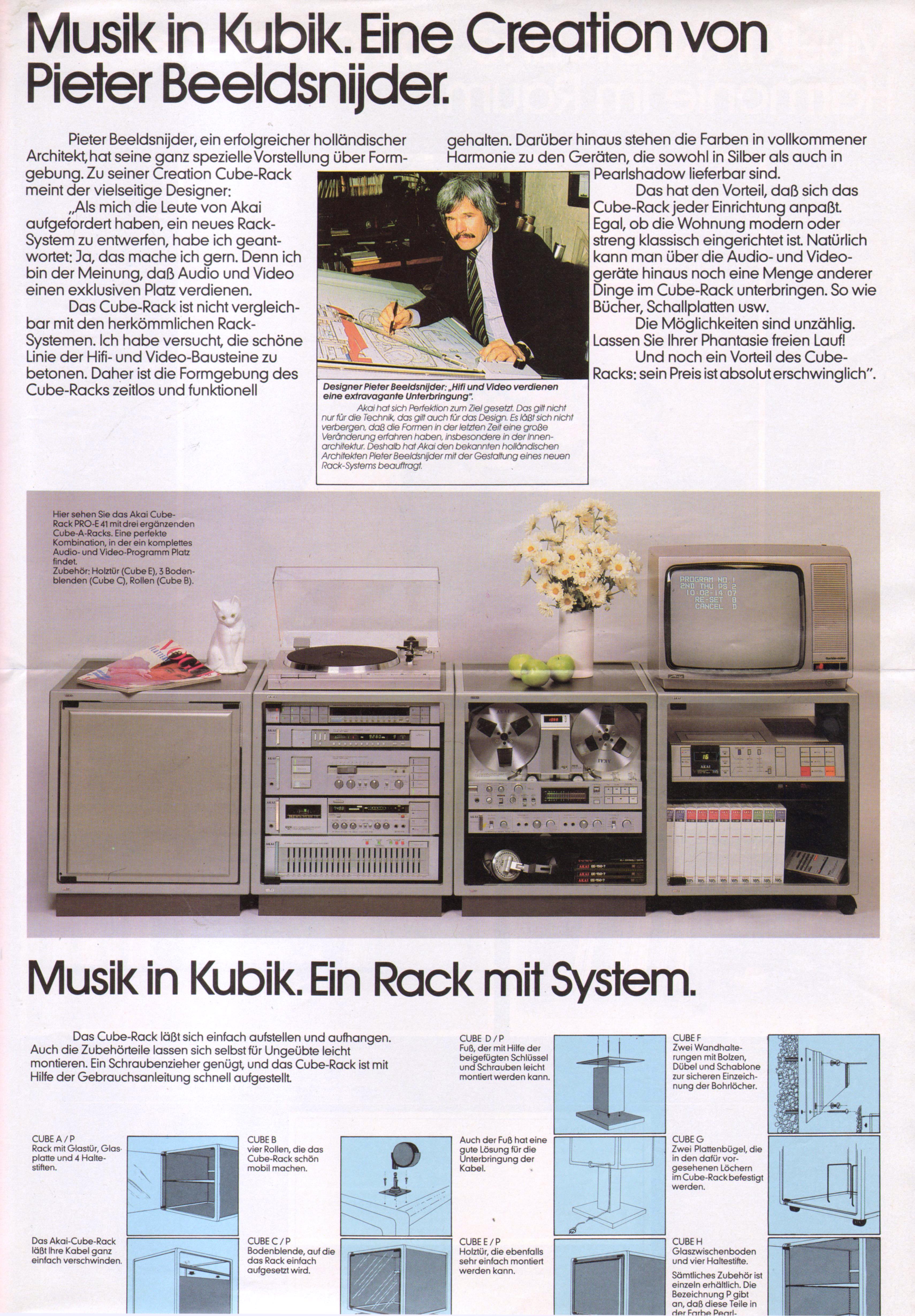 Akai Publicité de 1983