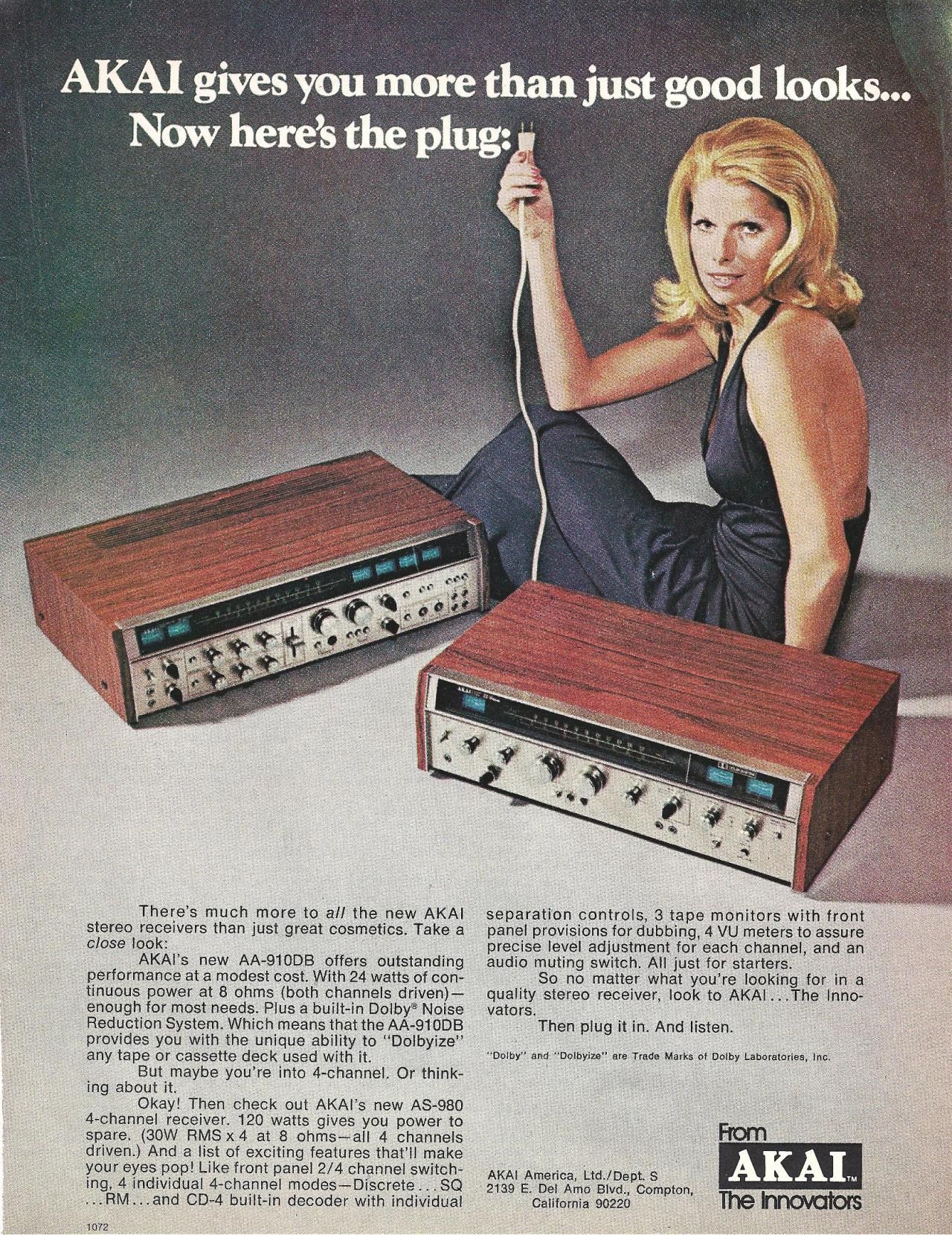 Akai Publicité de 1974