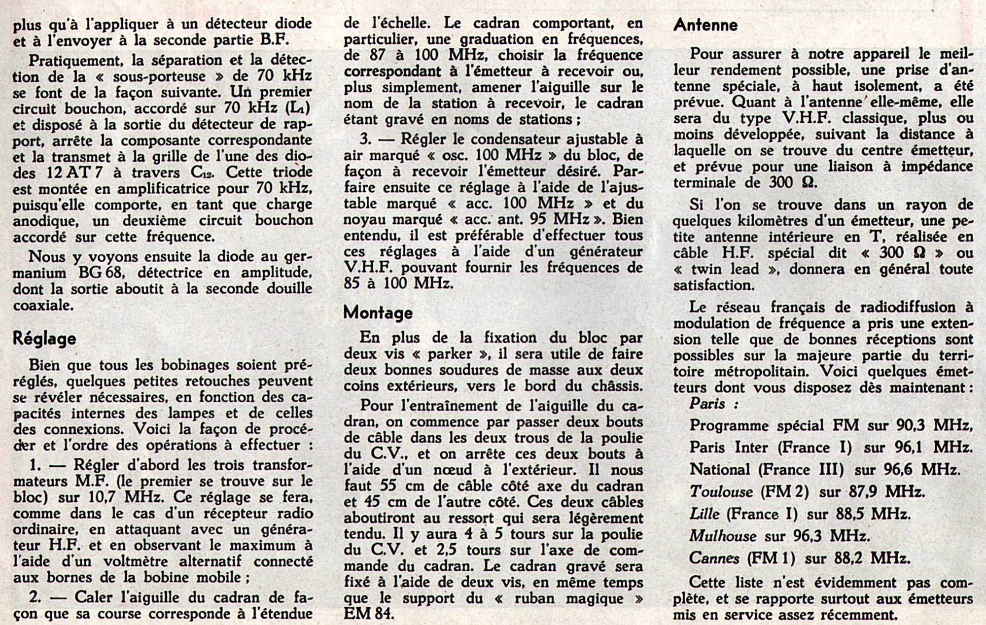 Magnétic-France Super Tuner FM 1960 • Article 1960 (2)