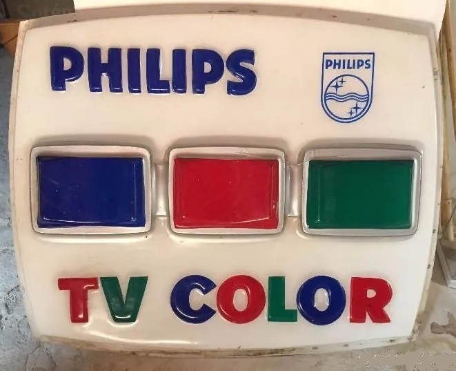 Plaque lumineuse TV color