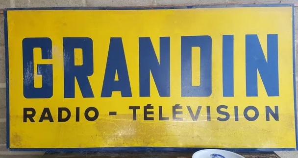 Plaque publicitaire