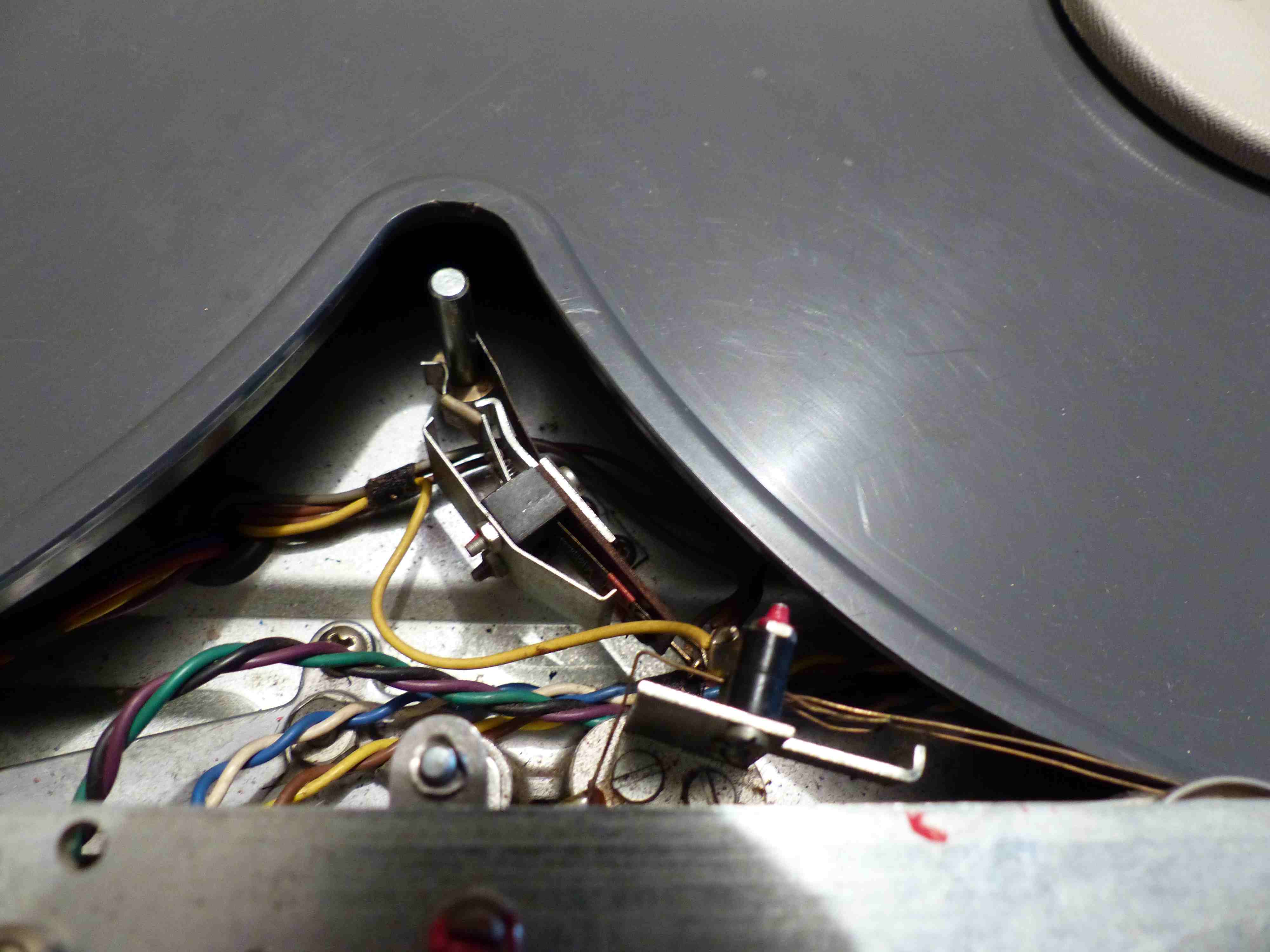 Revox G 36 • Sélecteur du diamètre des bobines