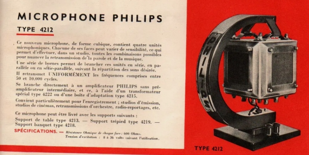 Philips 4212 Extrait de catalogue