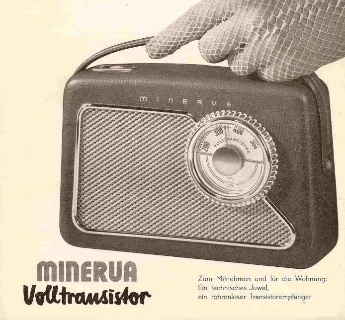 Minerva Volltransistor 570 Publicité