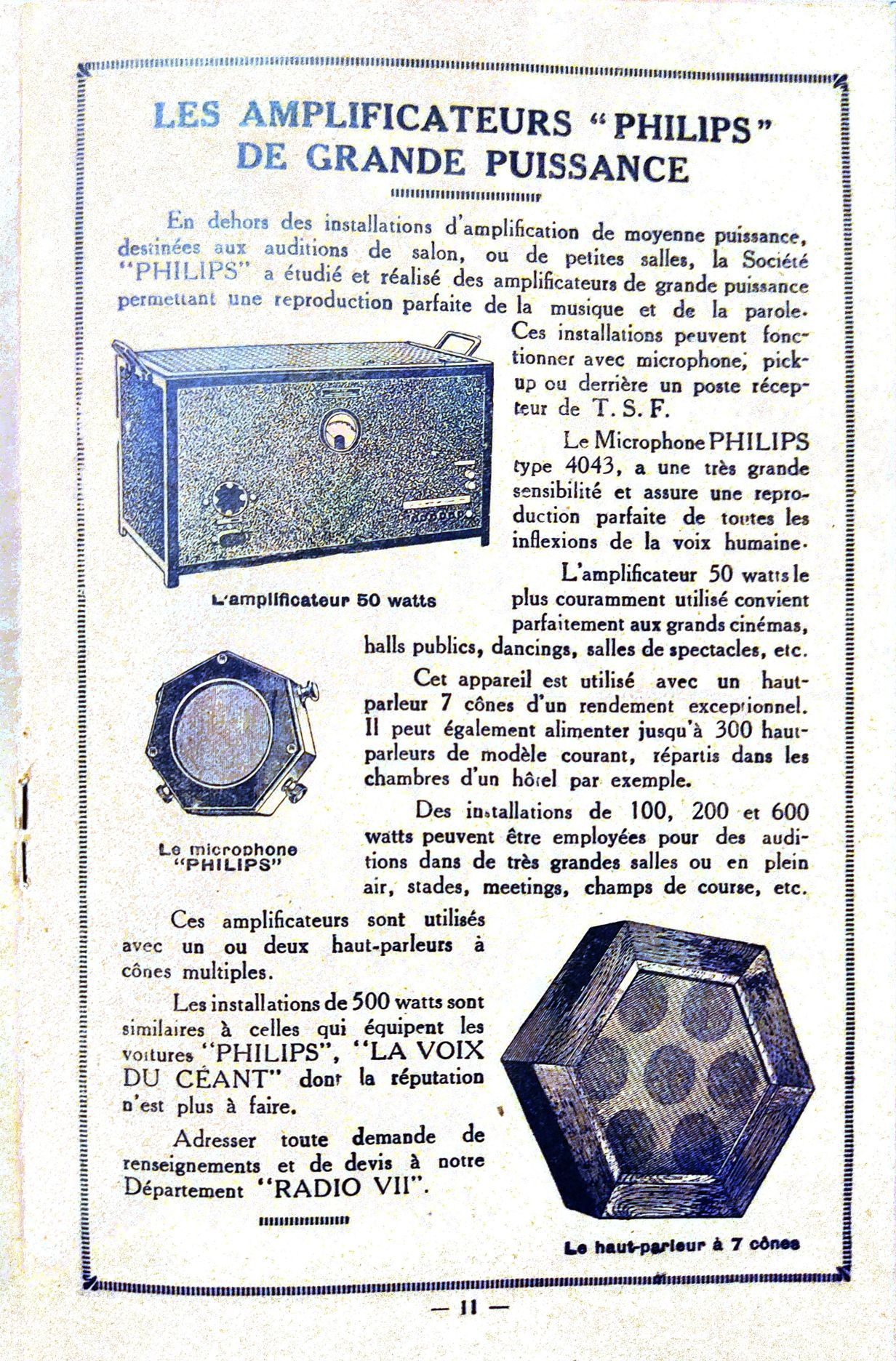 Philips 107 Extrait de catalogue