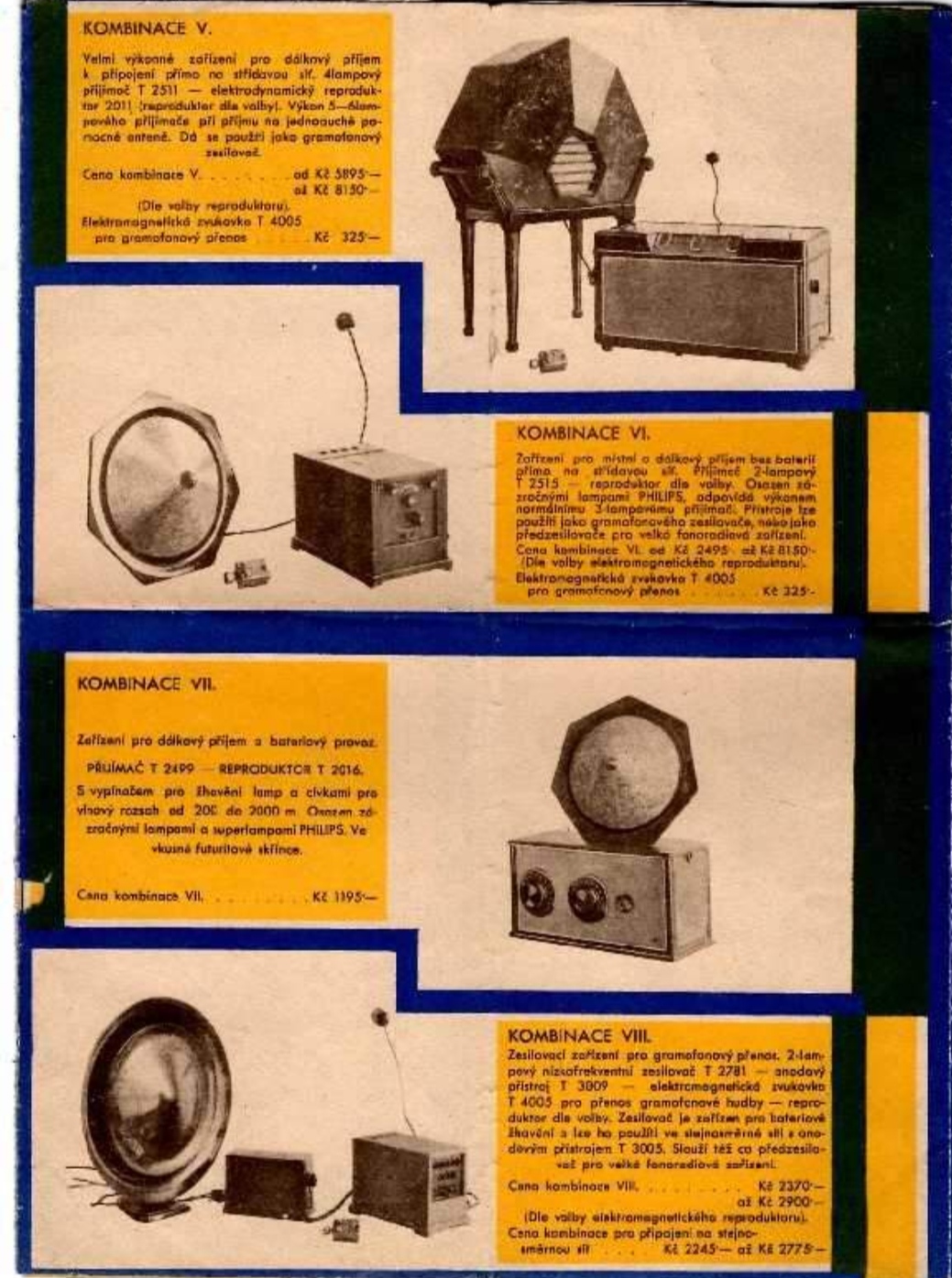 Philips 2011, 2016, 2499, 2511, 2515, 2781, 3005, 3009, 4005 Extrait de catalogue