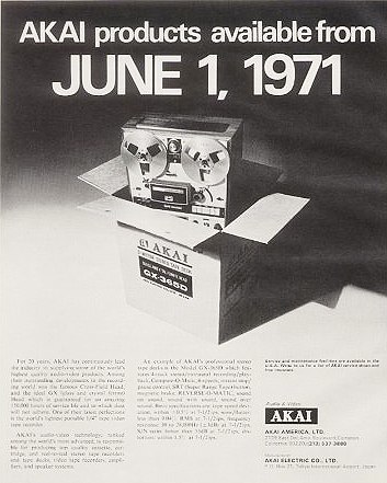 Publicité de 1971