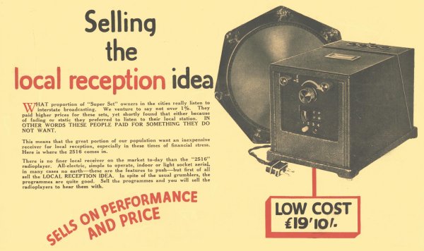 Philips 2516 Publicité (anglais)