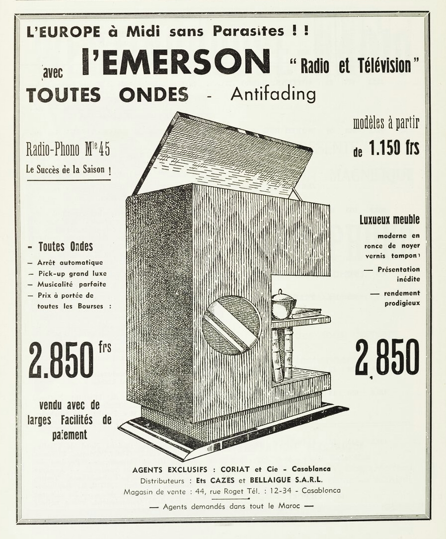 Guide de la radio au Maroc 1935