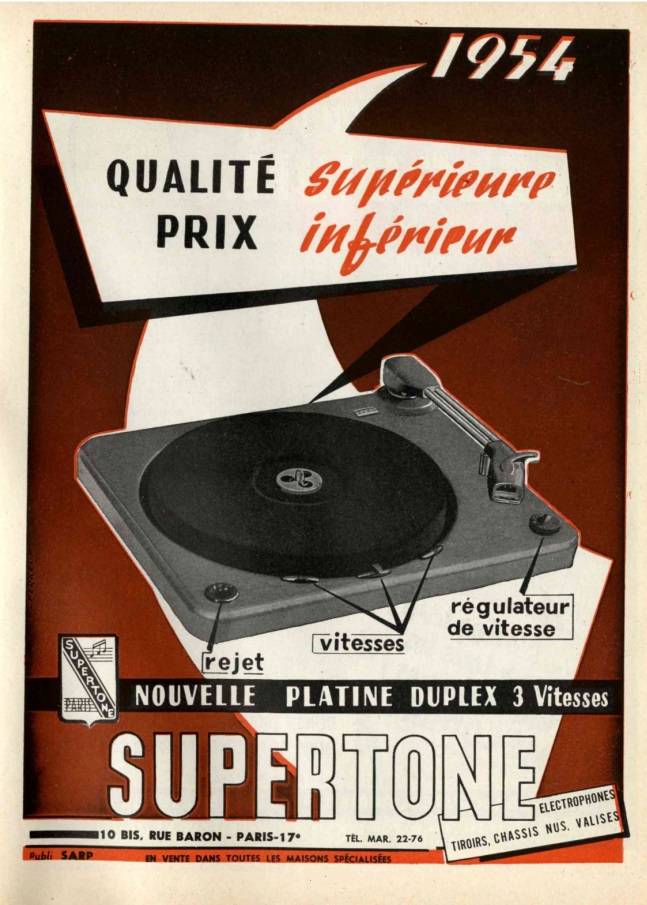 Toute La Radio N°189 -Octobre 1954