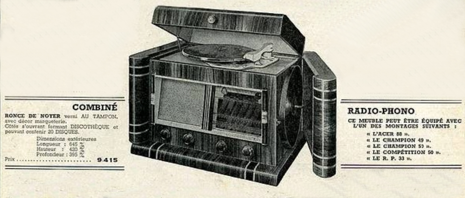 Radio Plans N°37 novembre 1950 Pub ACER
