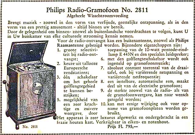 Philips 2811 Publicité néerlandaise