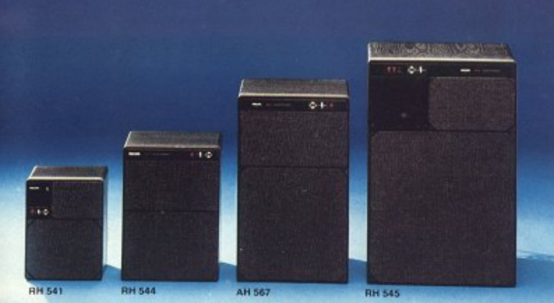 Philips 22 RH 541, RH 544, AH 567, RH 545 (MFB) • Extrait de catalogue