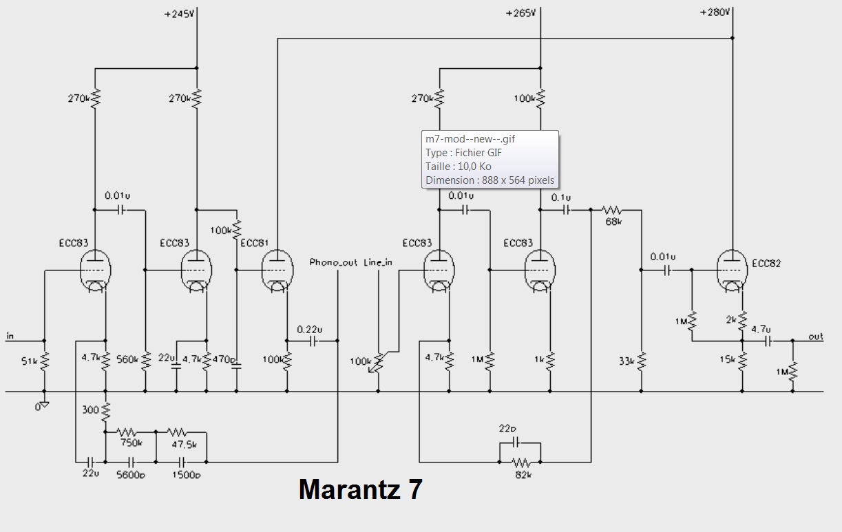 Marantz 7 (Seven) • Schéma