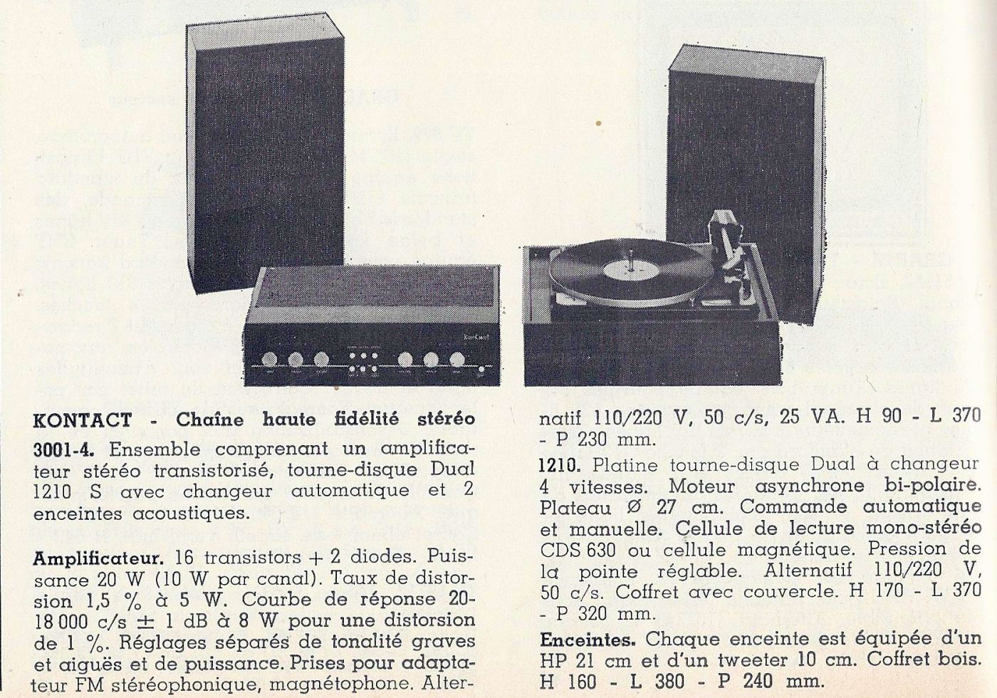 Kontact 3001-4 • Extrait de catalogue