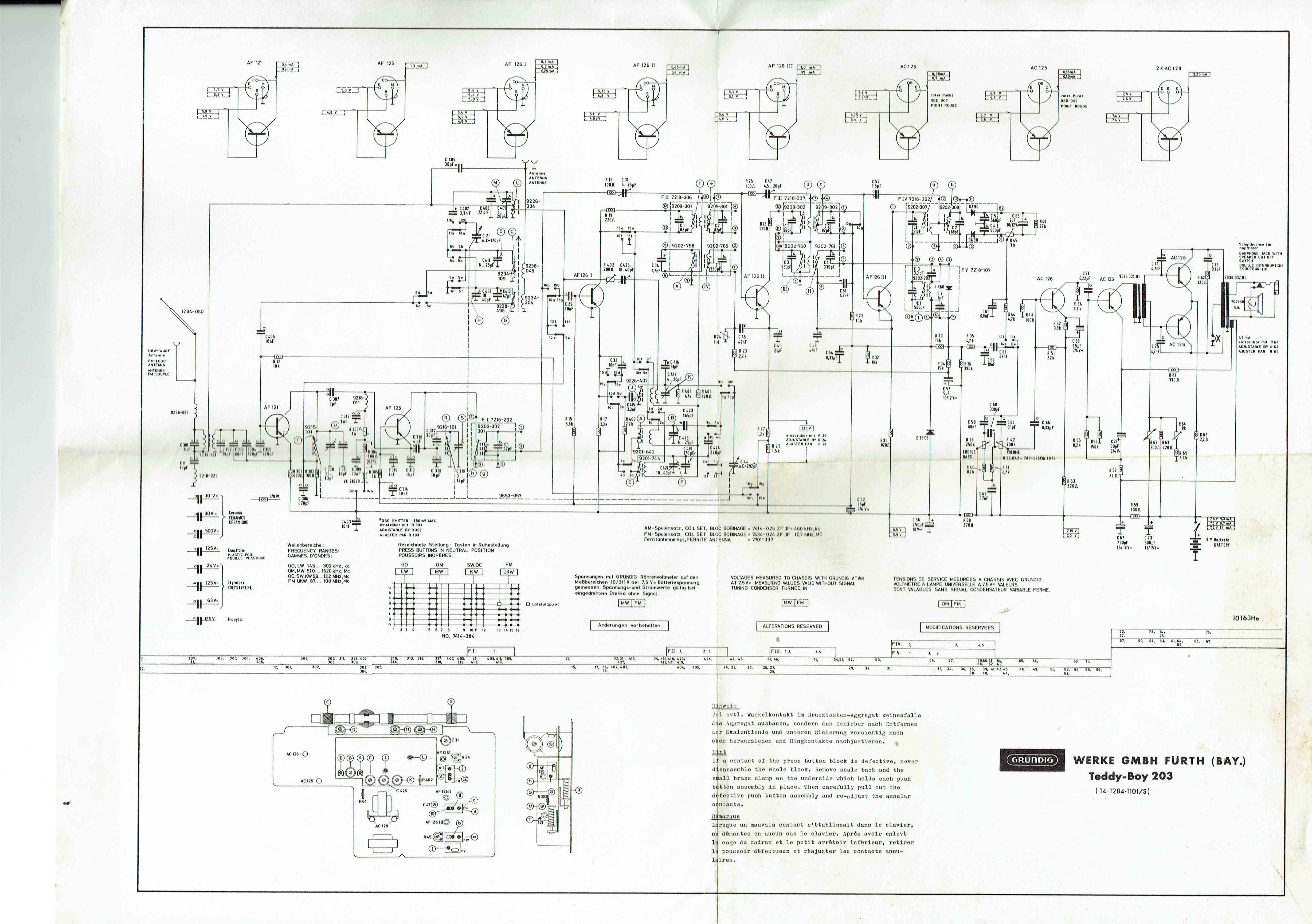 TEDDY-BOY 203 Schema