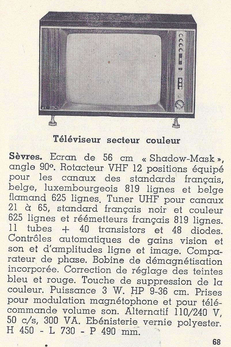 Sonneclair Sèvres Extrait de catalogue
