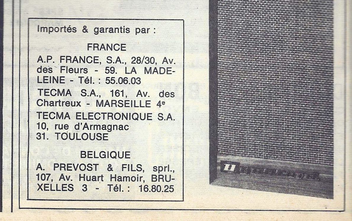 Publicité, tarif