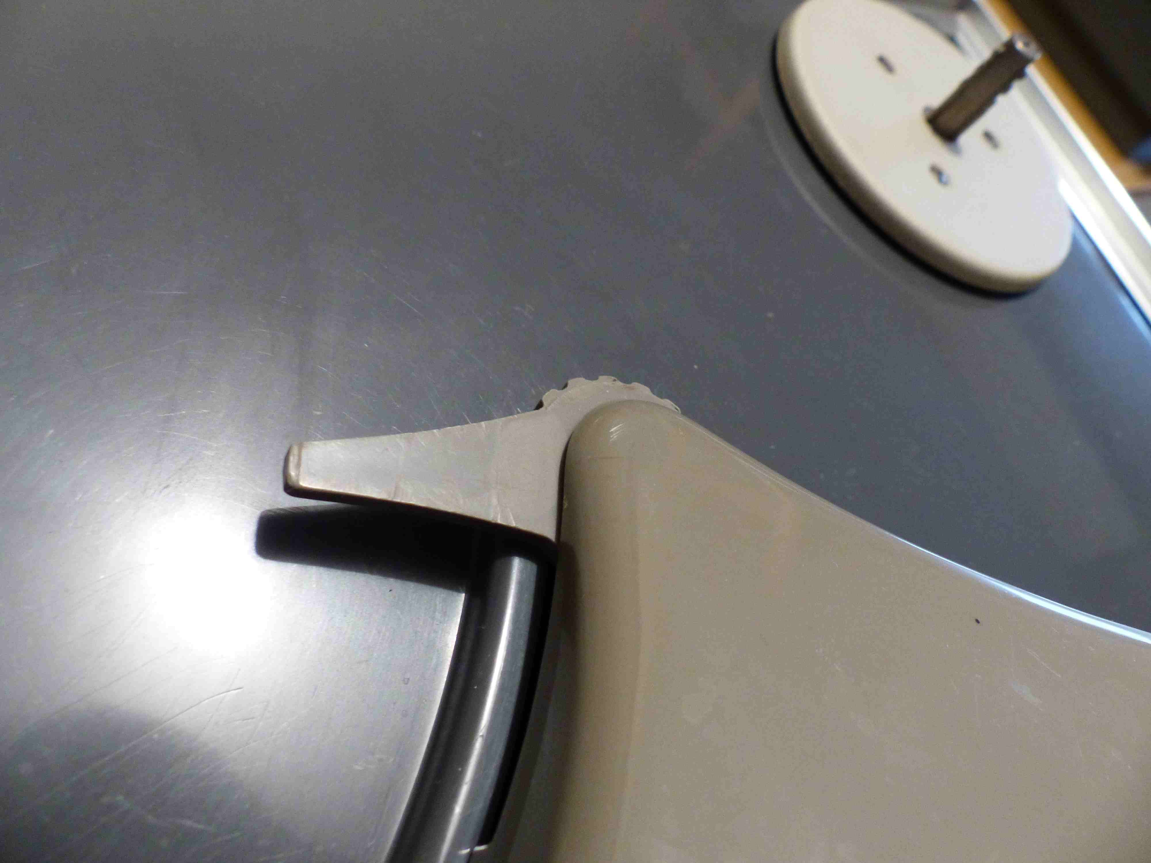 Revox G 36 • Bouton sélecteur du diamètre des bobines