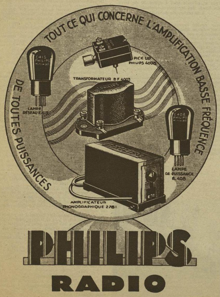 Philips 2781, 4003, 4005 Publicité