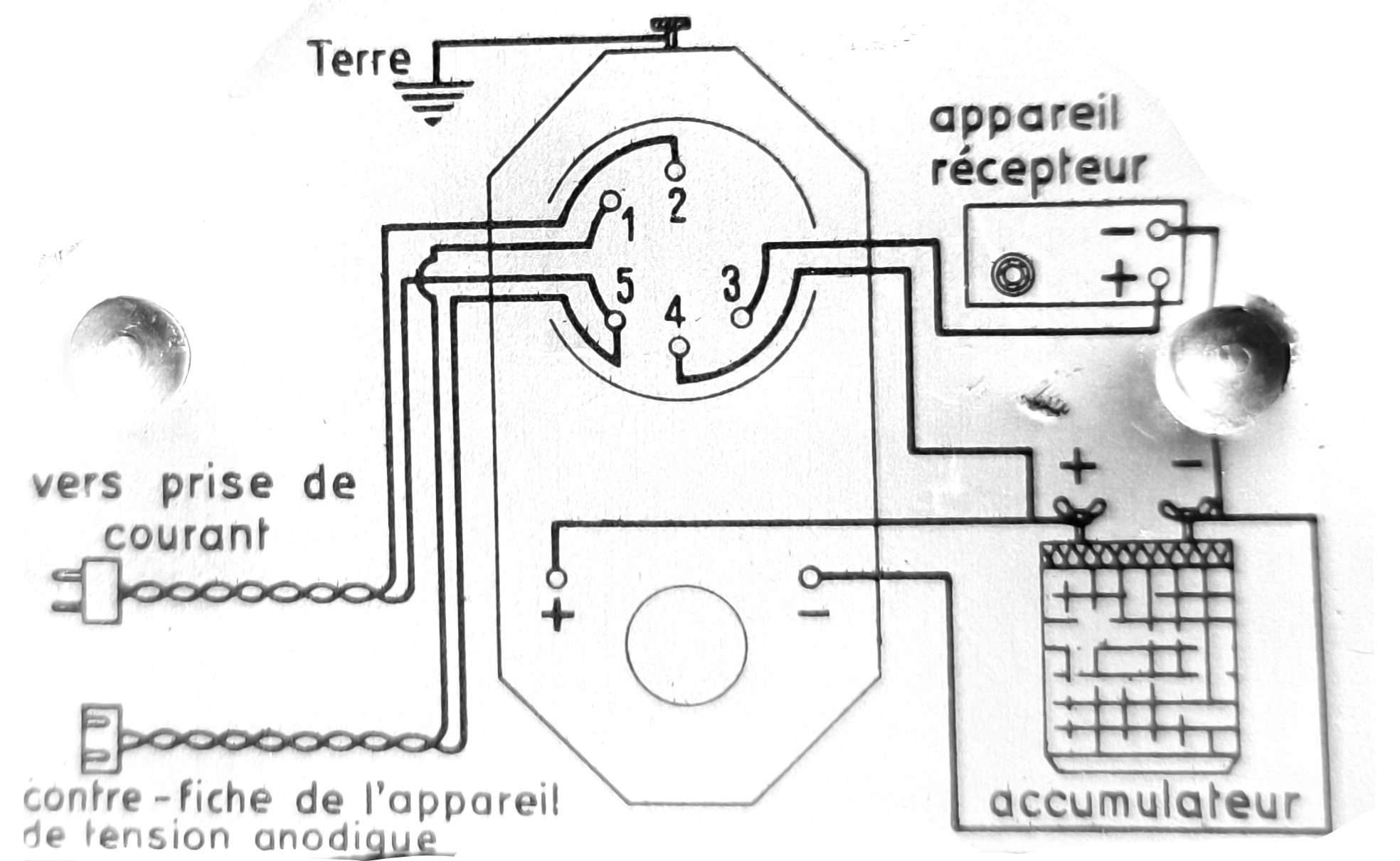 Philips 1019 schéma des connexions