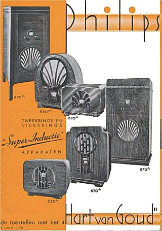 Philips 620 A, 630 A, 670 A, 820 A, 830 A, 870 A, Publicité