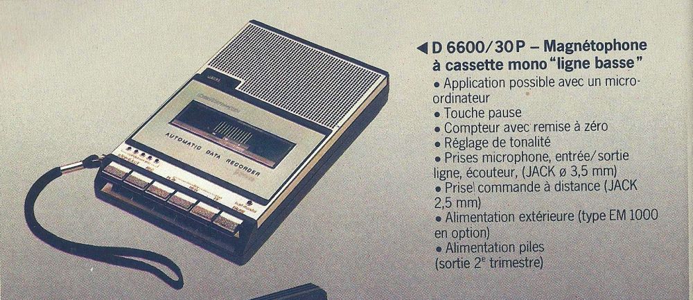 Philips D 6600 /30P Extrait du catalogue R.M.E. 83