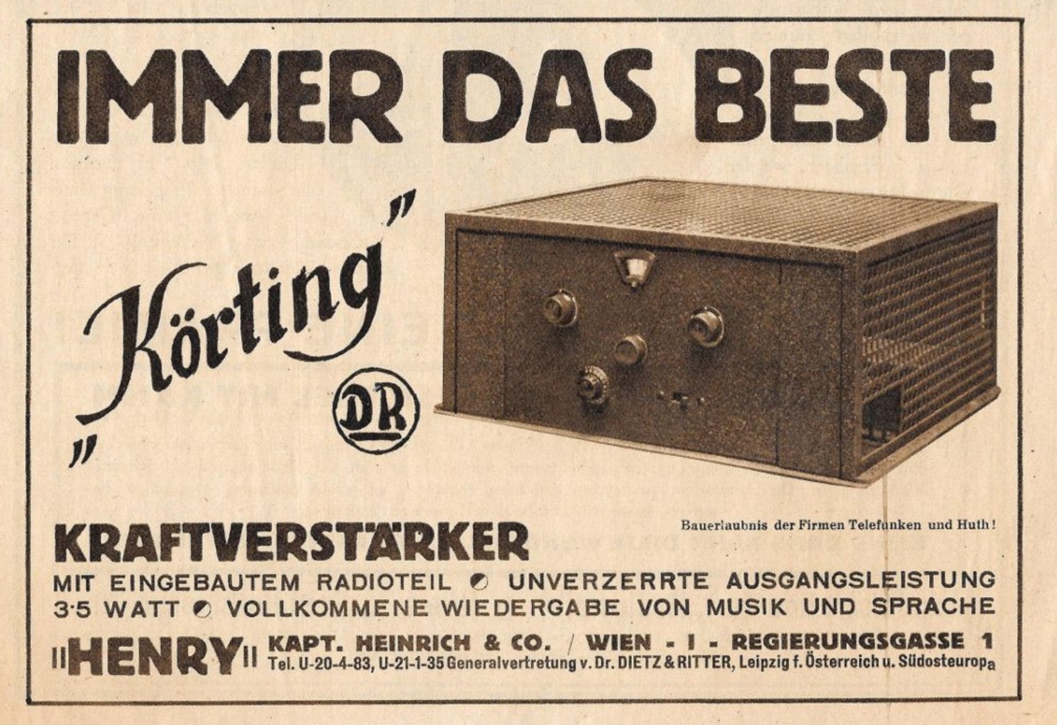 Körting Publicité Kraftversträker