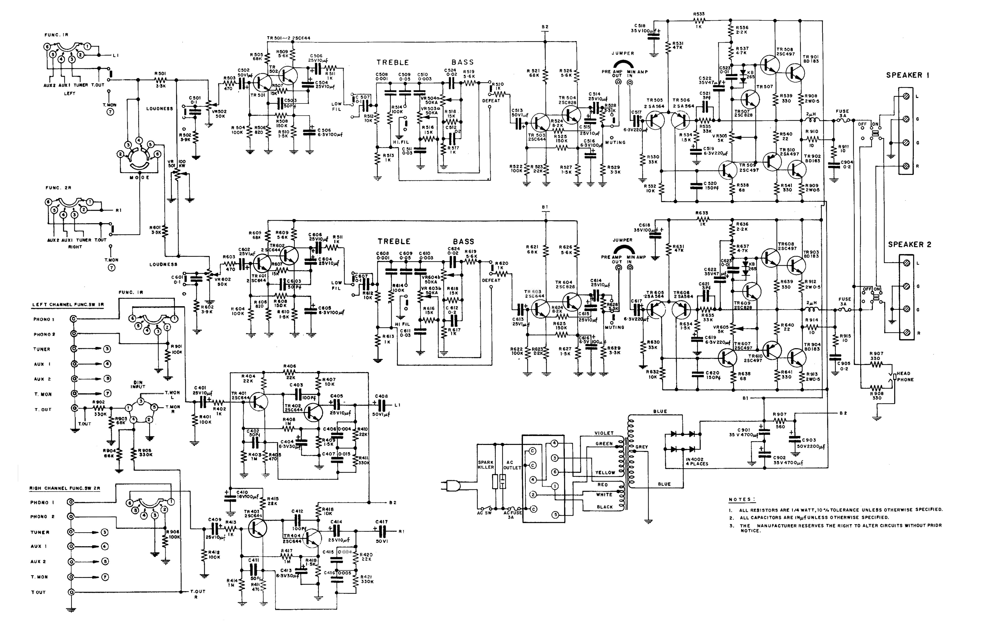 H.H. Scott 255 S Schéma (ré-assemblage Radiolo)