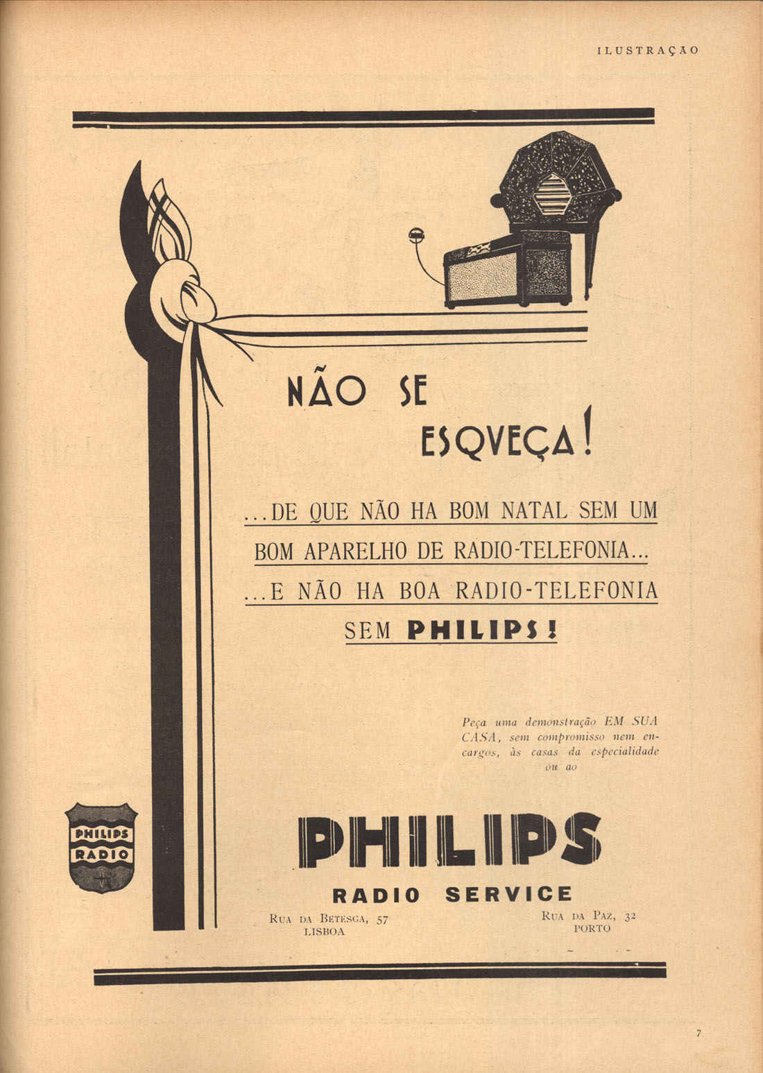 Philips 2113 Publicité portugaise