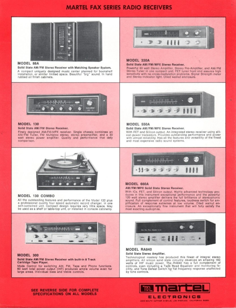 Martel • Publicité USA 1969