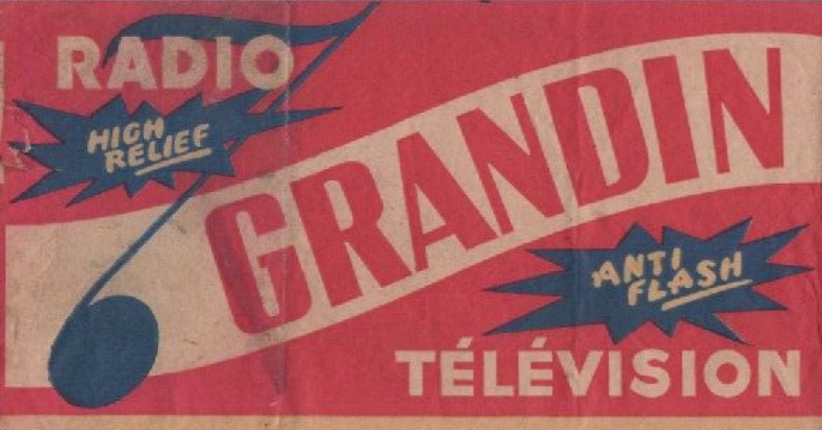 Grandin Calot publicitaire en papier
