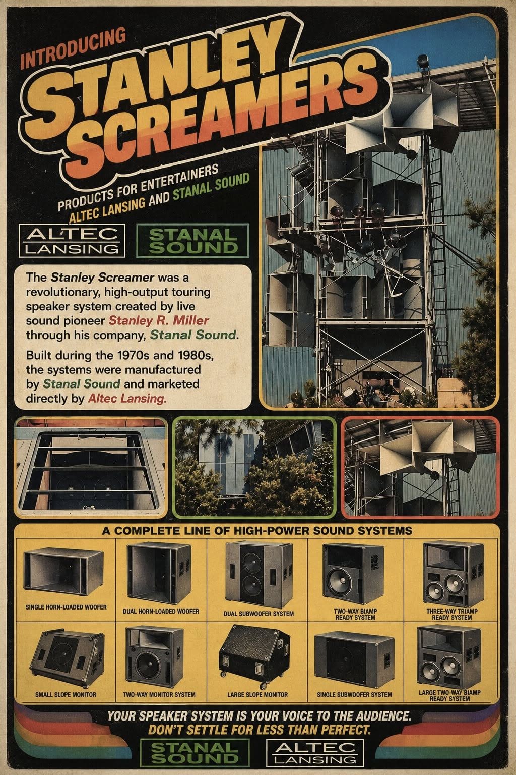 Altec Lansing - Stanley Screamers Enceintes • Publicité