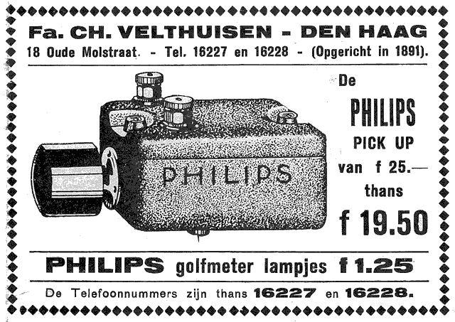 Philips 4005 Publicité - Radio Expres 14 juni 1929 (néerlandais)