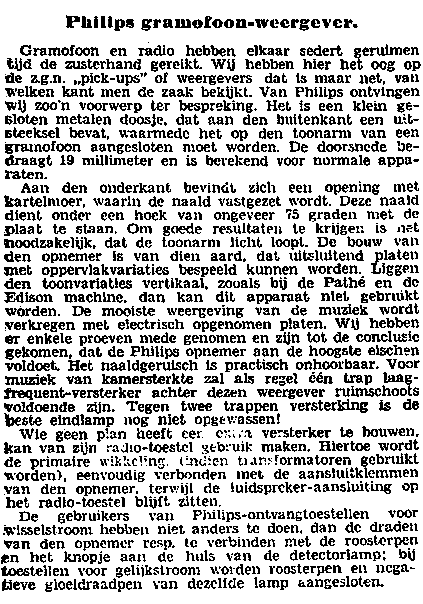 Philips 4005 Mode d'emploi, extrait (néerlandais)