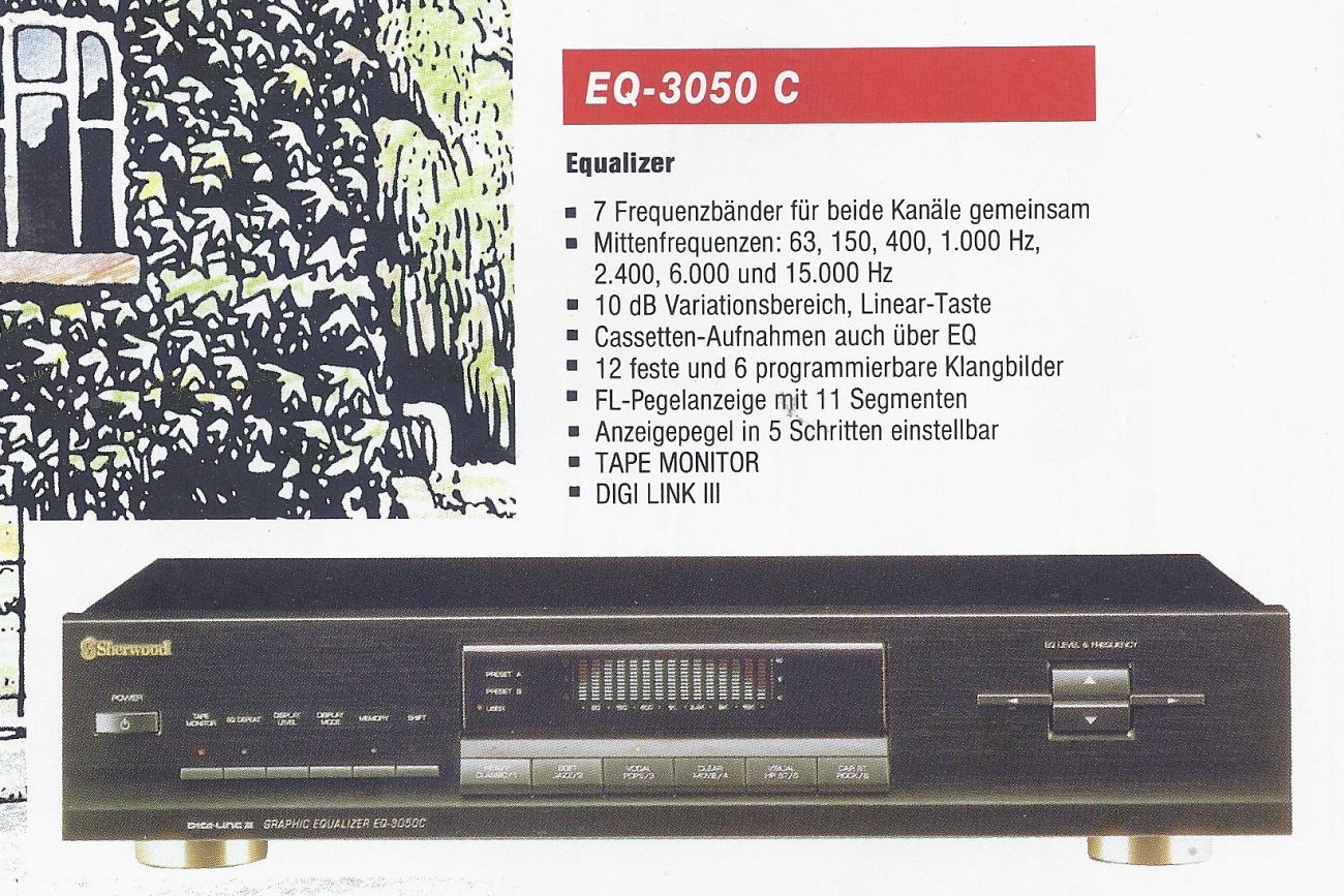 Sherwood EQ-3050C • Extrait de catalogue allemand