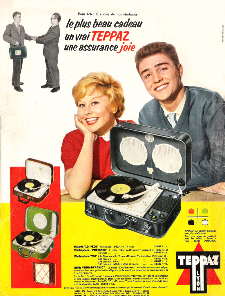 Publicité : le plus beau cadeau, un vrai Teppaz, une assurance joie