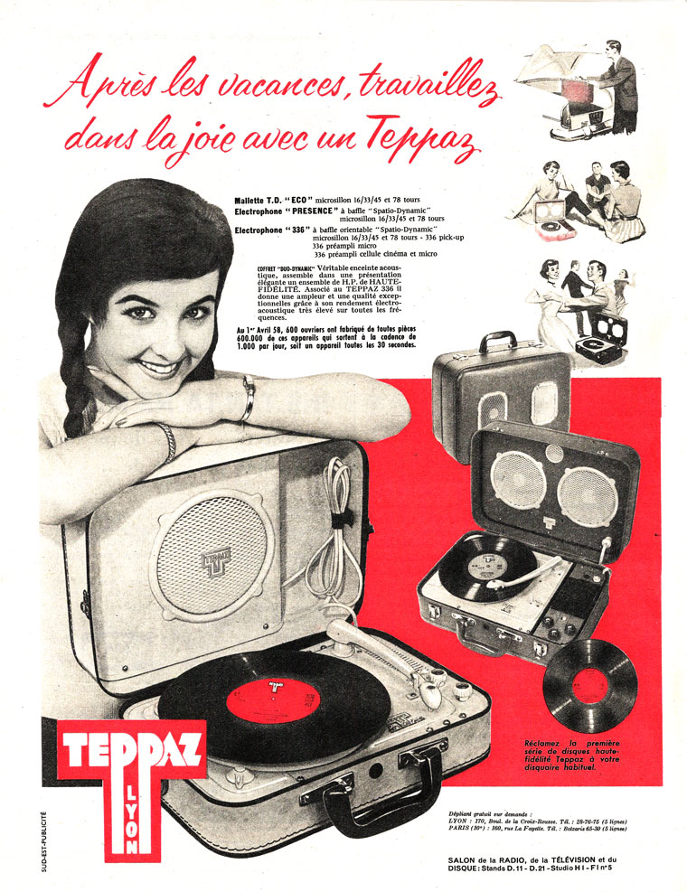 Publicité : après les vacances, travaillez dans la joie avec un Teppaz
