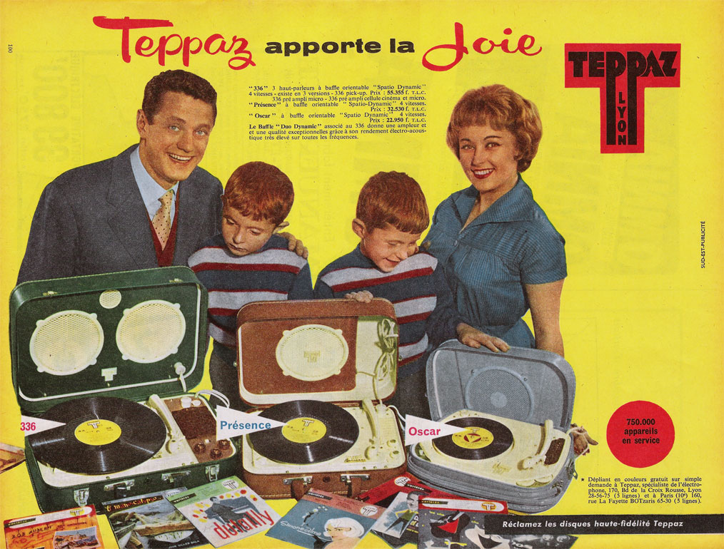 Publicité : Teppaz apporte la joie