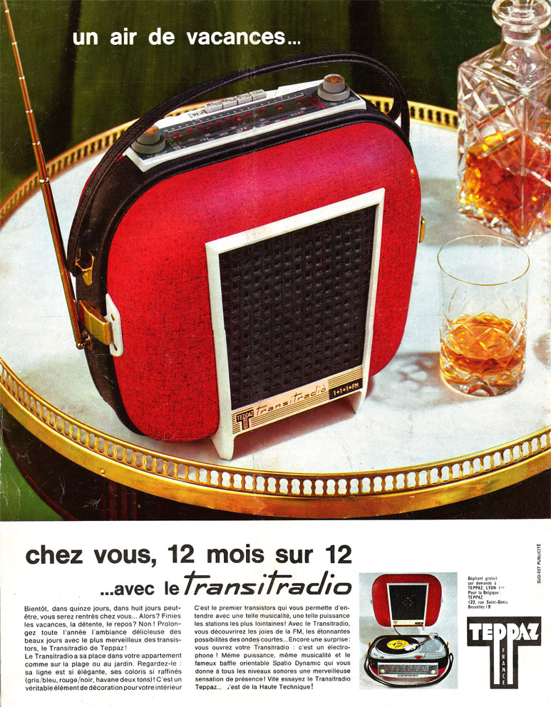 Teppaz Transitradio "Un air de vacances ..." Publicité