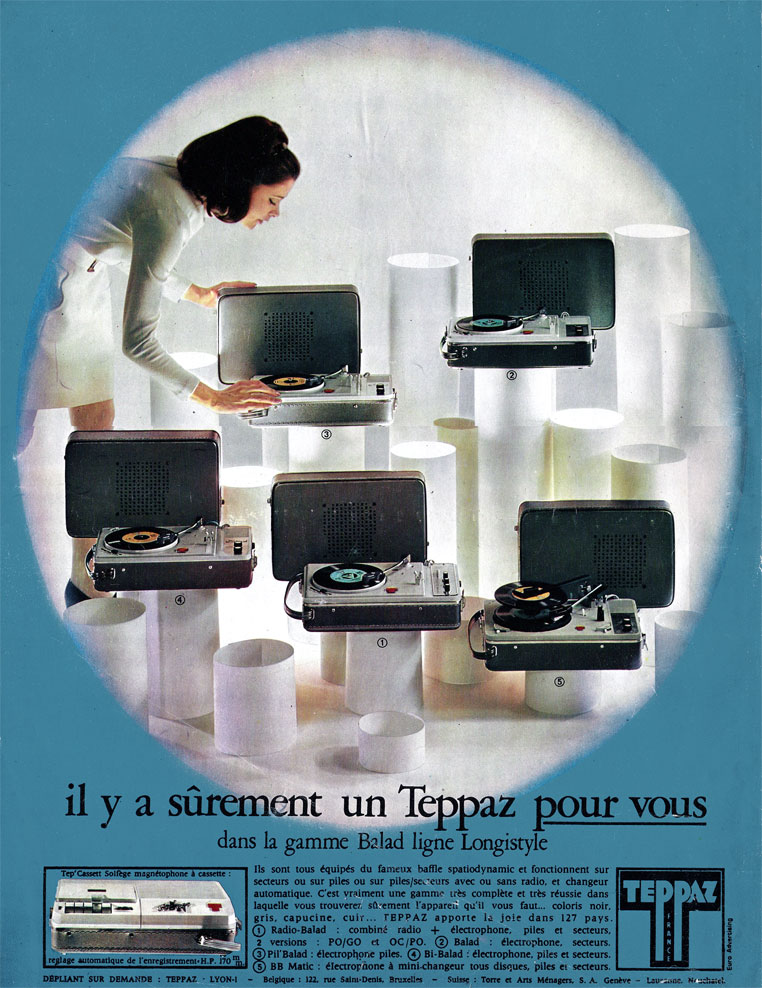 Publicité : Il y a surement un Teppaz pour vous
