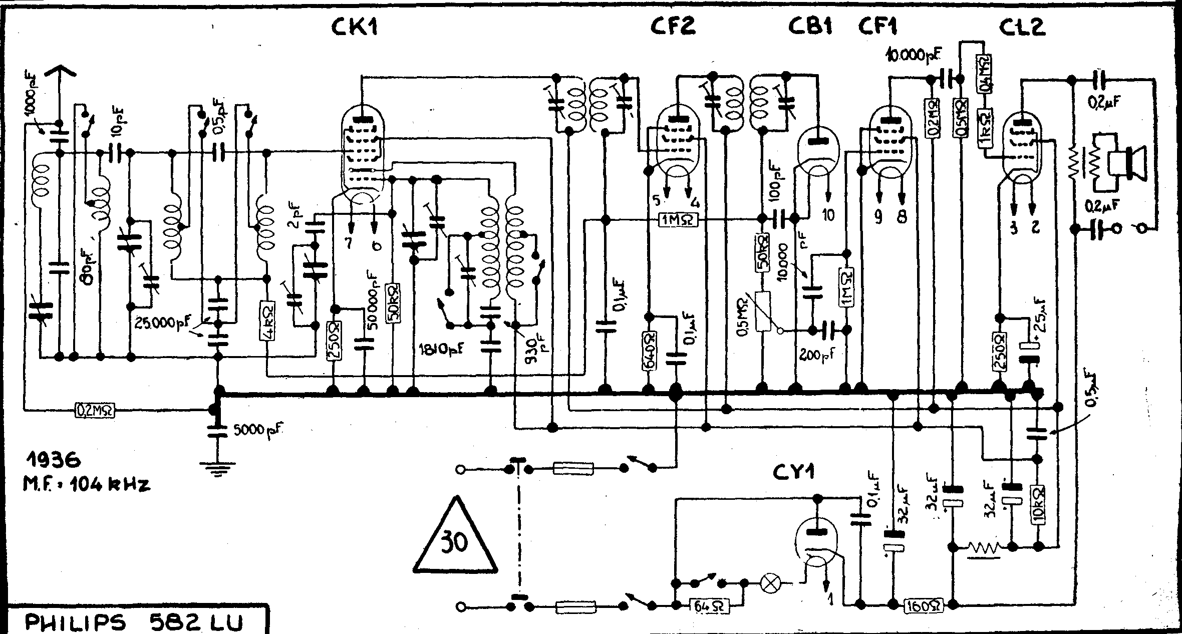 Philips  637 A Schéma Brans