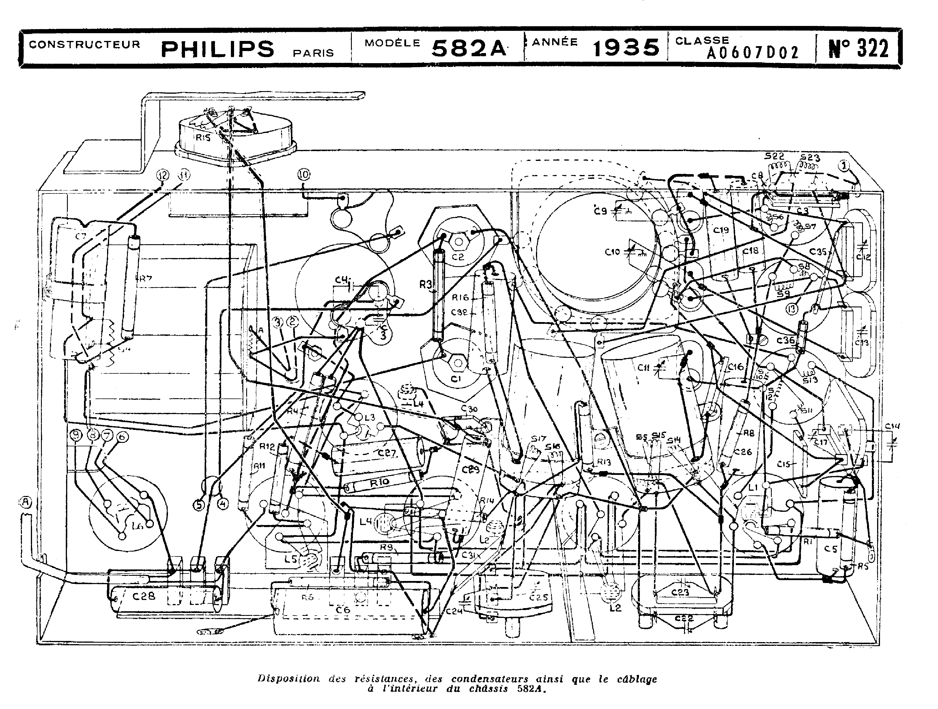 Philips 582 A Schéma Schémathèque Toute la Radio p.4