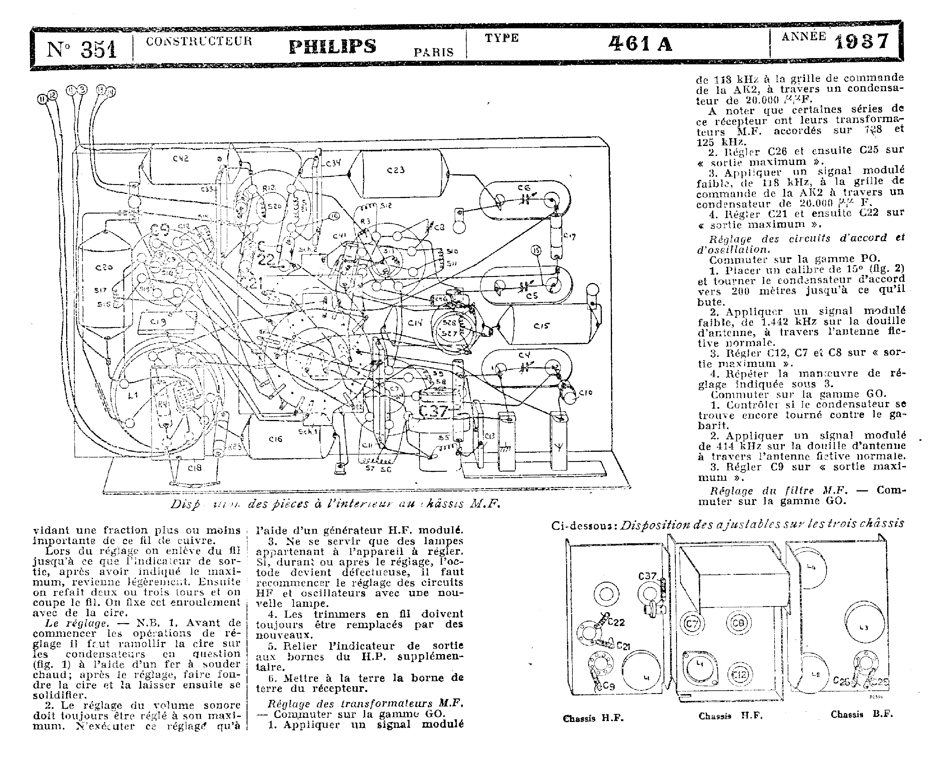 Philips 461 A Schéma Schémathèque 40 (page 2)