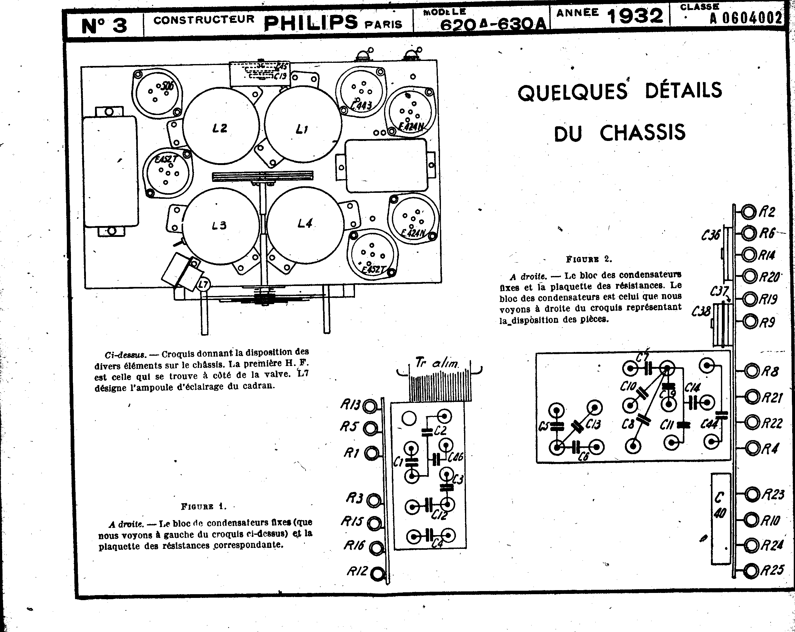 Philips 620 et 630 A Schéma Schémathèque Toute la Radio p.2
