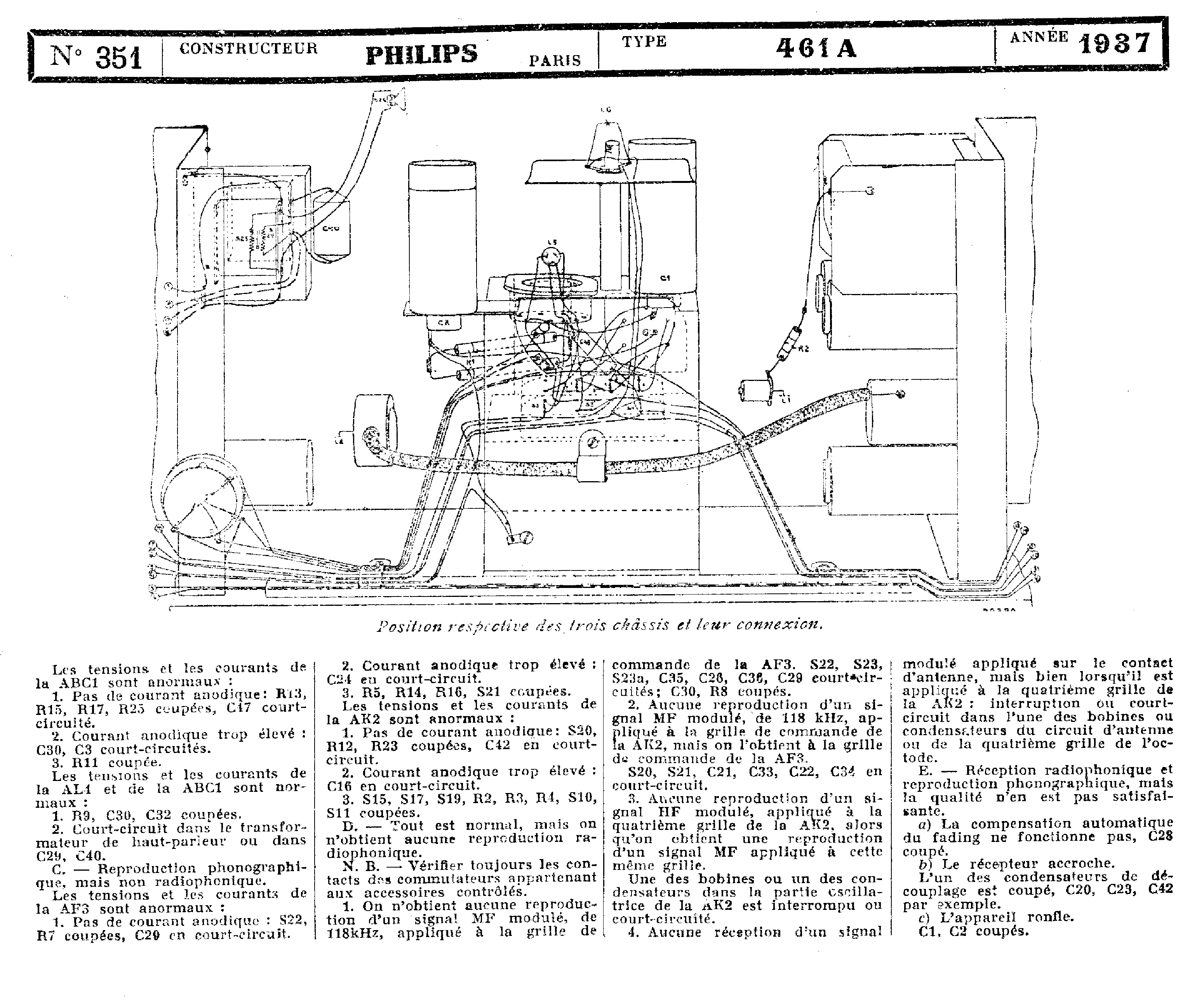 Philips 461 A Schéma Schémathèque 40 (page 4)