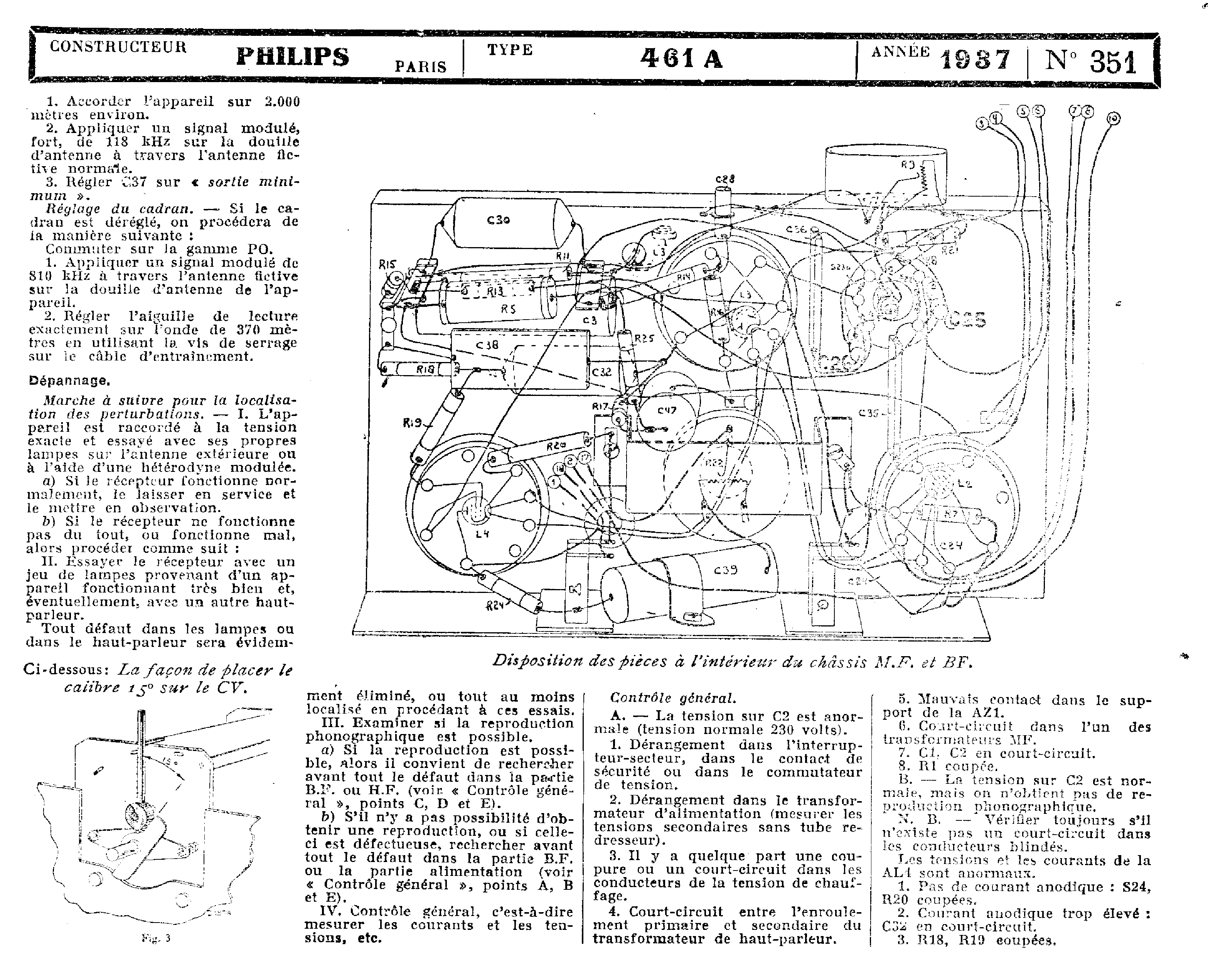 Philips 461 A Schéma Schémathèque 40 (page 3)