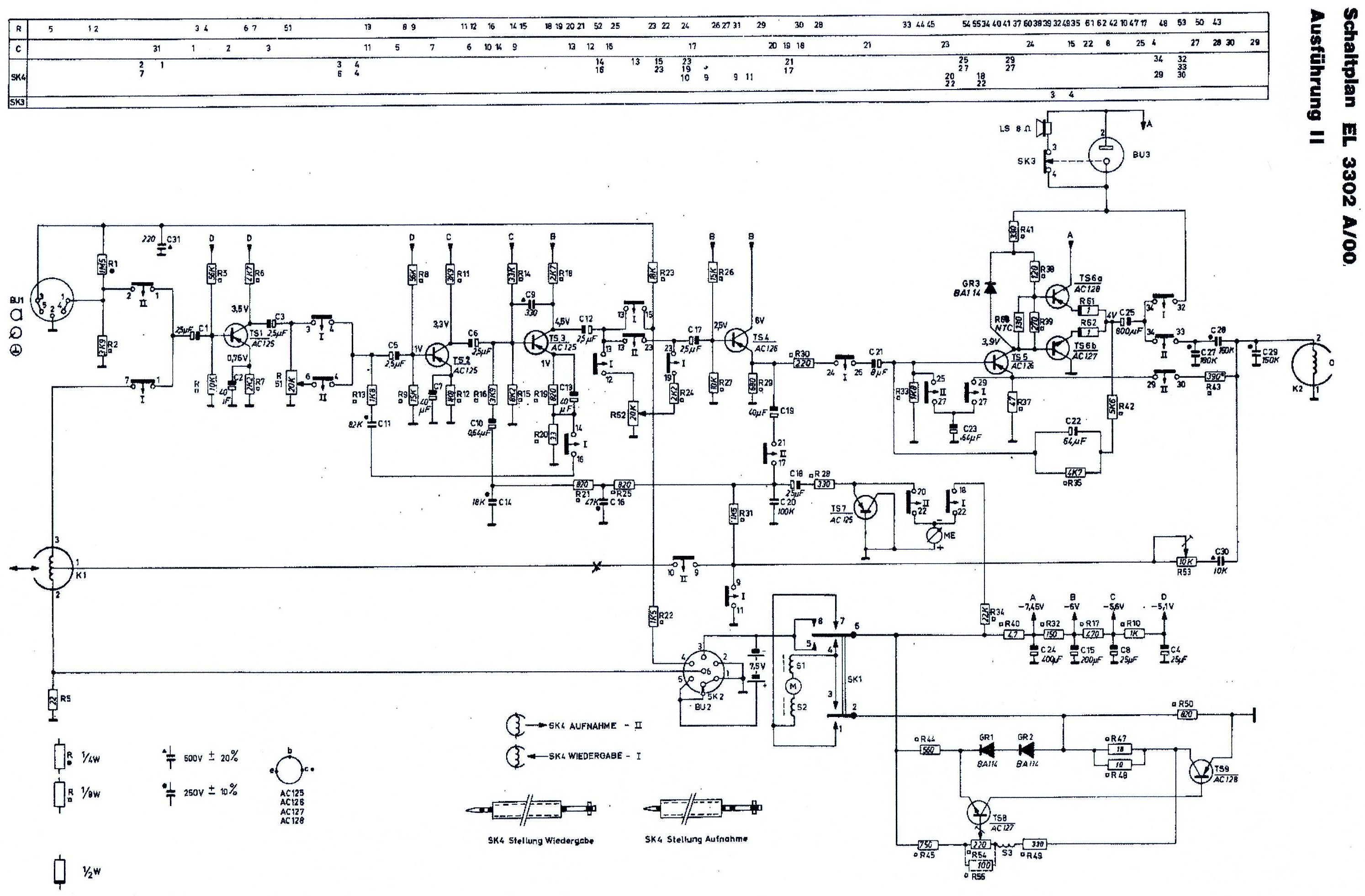 Philips EL 3302 - Schéma